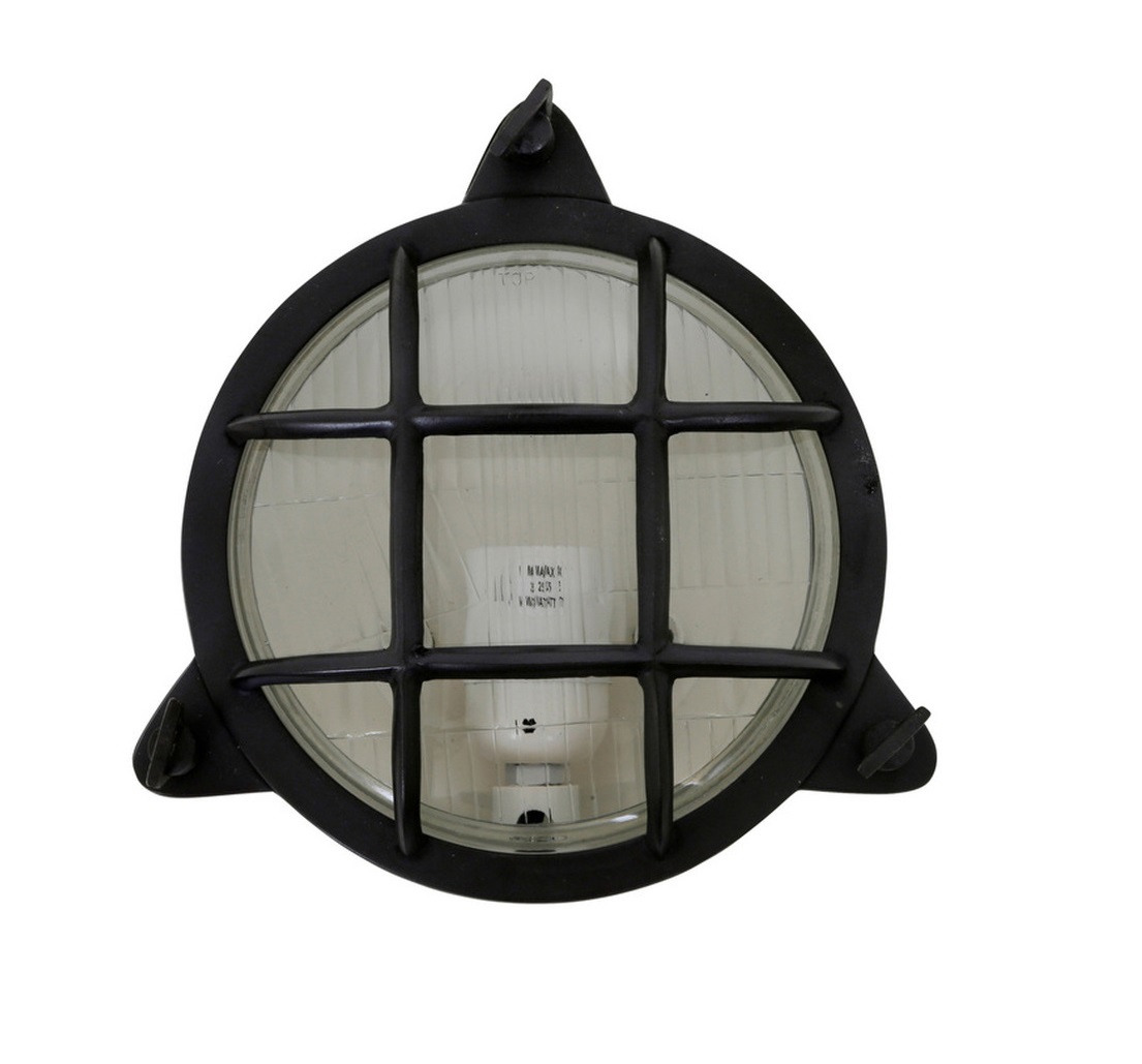 muur/plafond lamp Clipper zwart